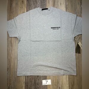 Essentials Fear of God light Heather t shirt